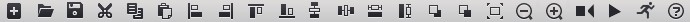 Screenshot of the GUIX Studio toolbar.